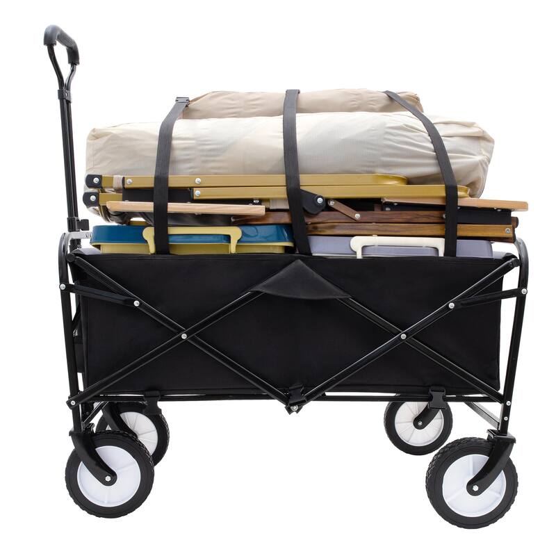 Foldable Wagon Cart with strapping system Beach
