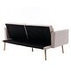 preview thumbnail 7 of 7, Velvet Accent loveseat sofa with metal feet