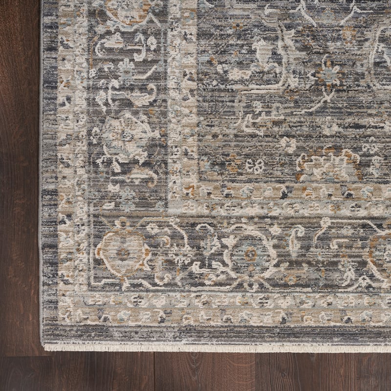 Nourison Nyle Indoor only Grey Persian Area Rug