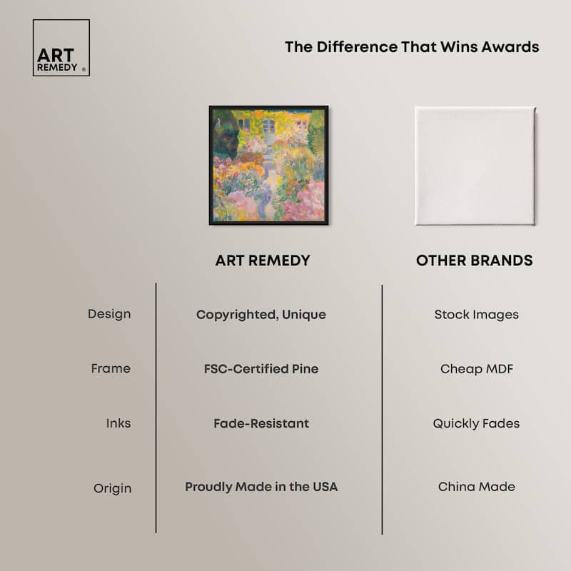 Hues of Happiness II Canvas by Art Remedy