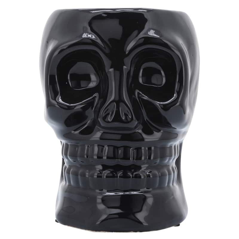 Decorative Ceramic Skull Table Vase
