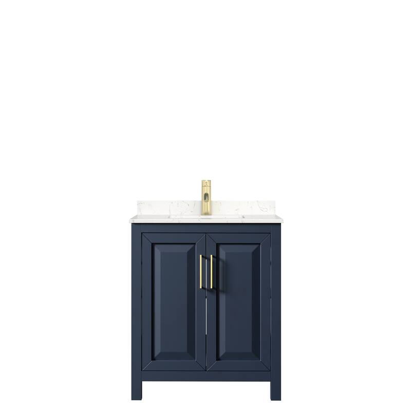Daria 30 Inch Single Vanity, Cultured Marble Top