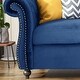 preview thumbnail 8 of 14, Somerville Chesterfield Tufted Velvet Sofa by Christopher Knight Home