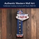 preview thumbnail 3 of 6, American Art Decor Wrangler NFR 2025 Western Metal Wall Art Sign - 12.5" x 25"