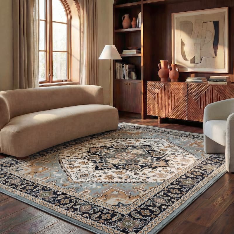 SAFAVIEH Handmade Heritage Carrol Traditional Oriental Wool Rug