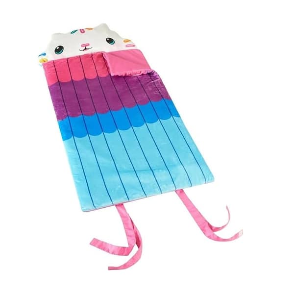 slide 2 of 6, Gabbys Dollhouse Slumber Sleeping Bag - Pink Pink