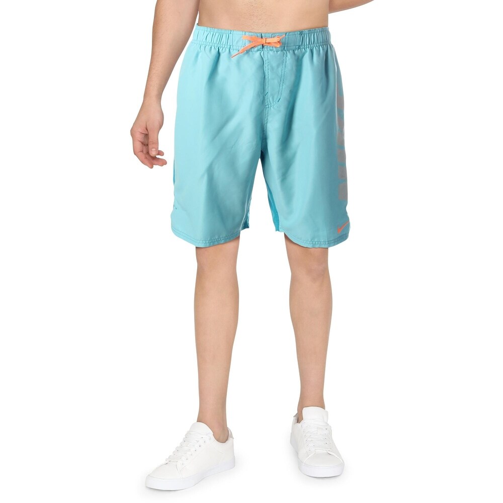 nike logo fetti swim trunks