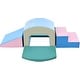 preview thumbnail 7 of 10, Toddler Indoor Climb and Crawl Activity Playset,Soft Foam Playset including Single-Tunnel Foam Climber ,Slide Stairs and Ramp Set A