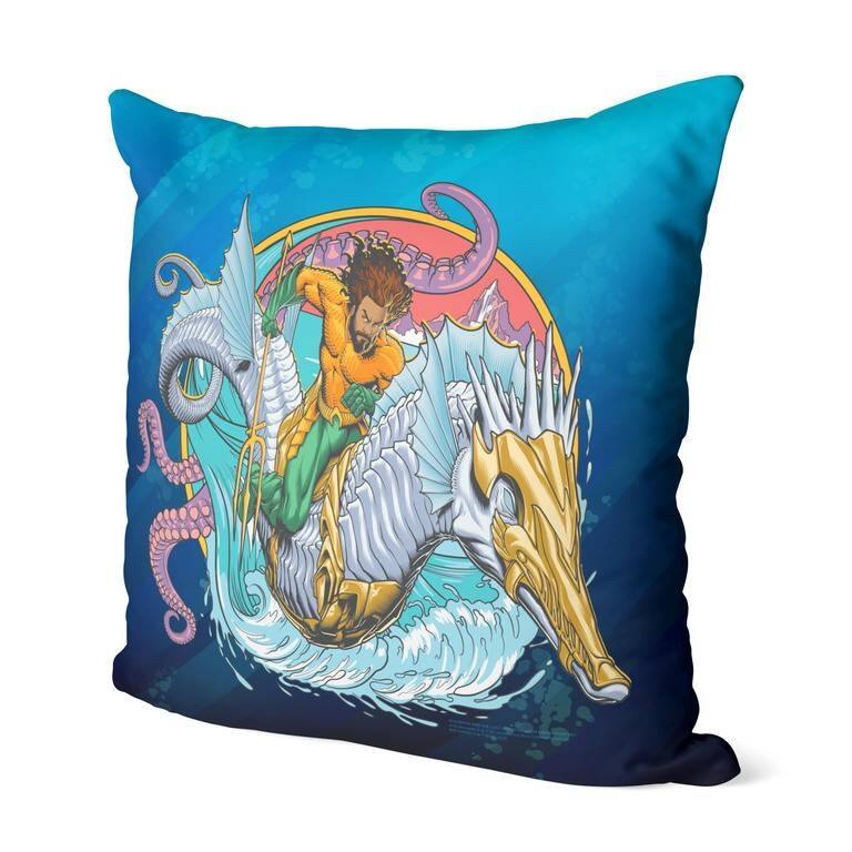 Warner Brothers DC Aquaman 2 18 Inch Throw Pillow