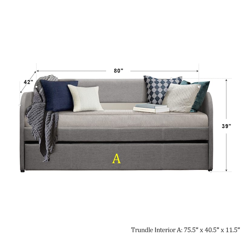 Camoin Upholstered Daybed with Trundle