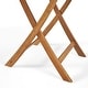 preview thumbnail 20 of 22, Hillside Outdoor Acacia Wicker Bistro Set by Christopher Knight Home - N/A