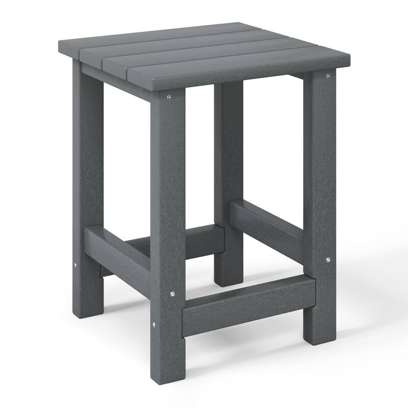 Laguna Kids Outdoor Poly Adirondack Chair With Side Table 2-Piece Set