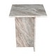 preview thumbnail 12 of 16, Venus 18.5" Contemporary Natural Marble Handmade T-Shaped End Table, Gray/Beige, by JONATHAN Y.