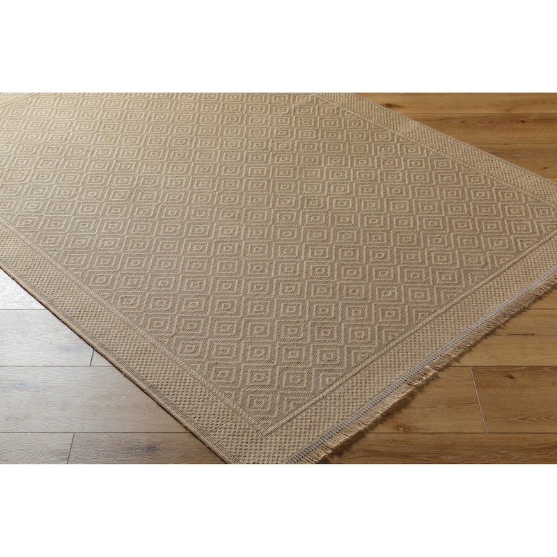 Livabliss Country Mystery Diamond Washable Area Rug