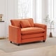 preview thumbnail 4 of 45, Organnice 40" Chenille Lounge Chair for Reading, Modern Couch Cozy Sofa Bed with Ottoman, Living Room Single Sofa Accent Chair