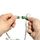 preview thumbnail 9 of 42, Glitzhome Pre-Lit Flocked Pencil Spruce Artificial Christmas Tree with Warm White Lights