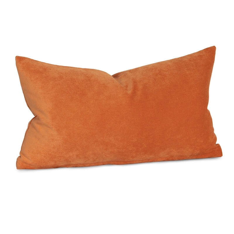 Mixology Padma Washable Polyester Throw Pillow - 21 x 12 - Orange