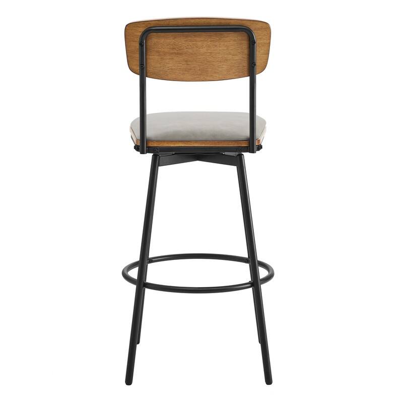 Spruce & Spring Claire Swivel Counter Height Bar Stool Set