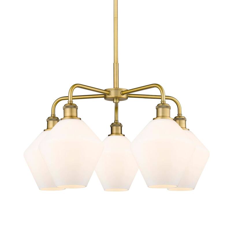 Innovations Lighting 516-5CR-17-29 Cindyrella Chandelier Cindyrella 5 - Brushed Brass