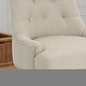 preview thumbnail 26 of 29, 360° Rotating Home Office Chair, Adjustable Height Ergonomic Chair, Upholstered Desk Stool with Metal Base and Wheels - N/A