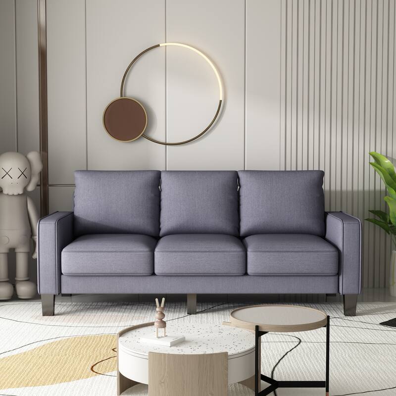 Modern Living Room Furniture,Loveseat,Sofa,L Shape Sofa,Sets - Dark Grey-Sofa - 1 Piece