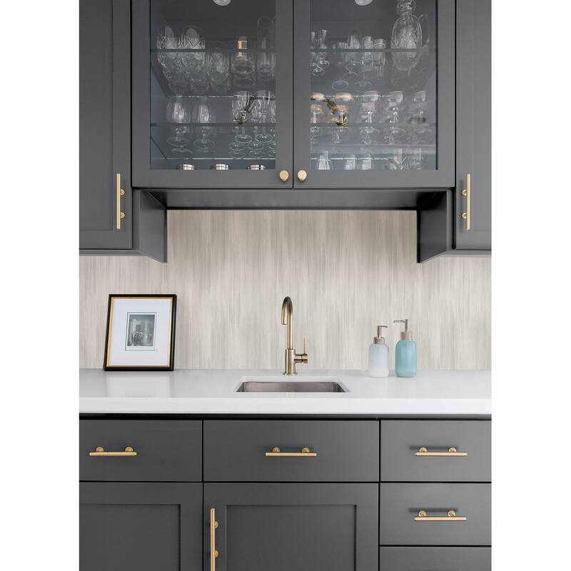 A-Street Prints Elysian Stone Ikat Wallpaper