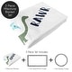 preview thumbnail 2 of 4, Mod Dino Collection Boy Baby Monthly Milestone Blanket - Blue, Green and Grey Modern Dinosaur Rawr