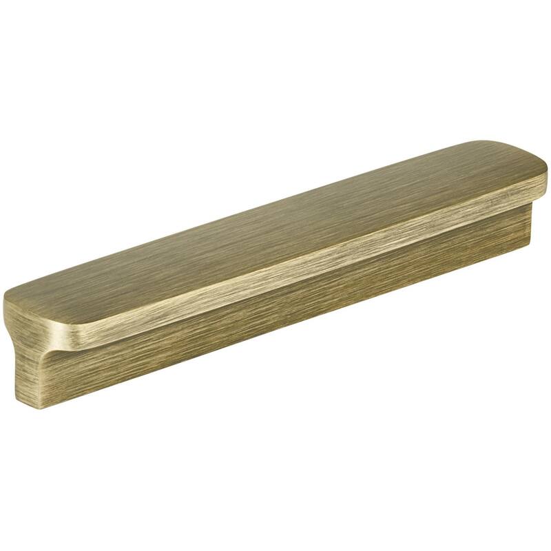 Amerock BP37252 Hampden 6-5/16" Center to Center Rectangular Cabinet - Antique Brushed Matte Brass