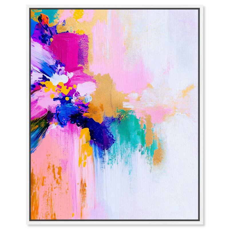 Contrast of Purity III Canvas by Art Remedy - 20" x 24" - White