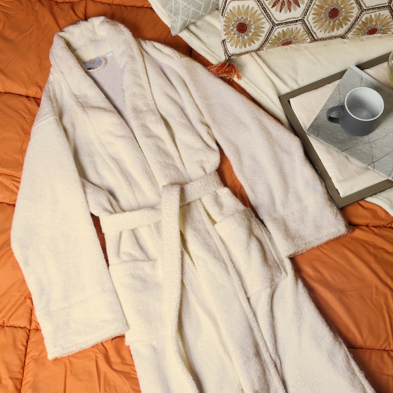 Superior Women's Turkish Cotton Ultra-Soft Absorbent Long Bathrobe