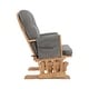 preview thumbnail 51 of 54, Ultimate Nursery Comfort - Glider and Ottoman Set with Reclining Cushion Chair, Rocker Chair with Padded Back and Armrests