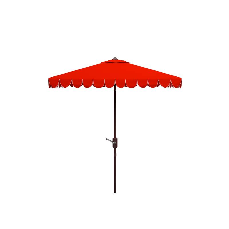 SAFAVIEH Outdoor Living Venice 7.5-foot Square Crank Umbrella