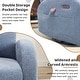 preview thumbnail 54 of 54, Power Swivel Rocker Glider Nursery Recliner with USB Port Set of 2