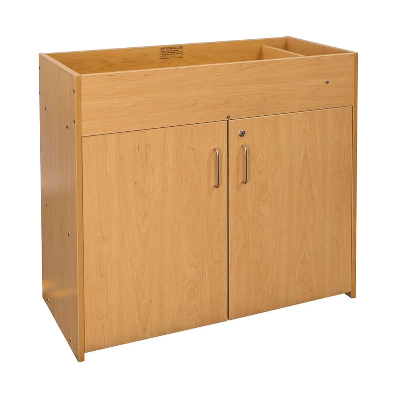 Tot Mate Laminate Infant Changing Table - 41 1/2" x 19 1/2" x 37" - Maple