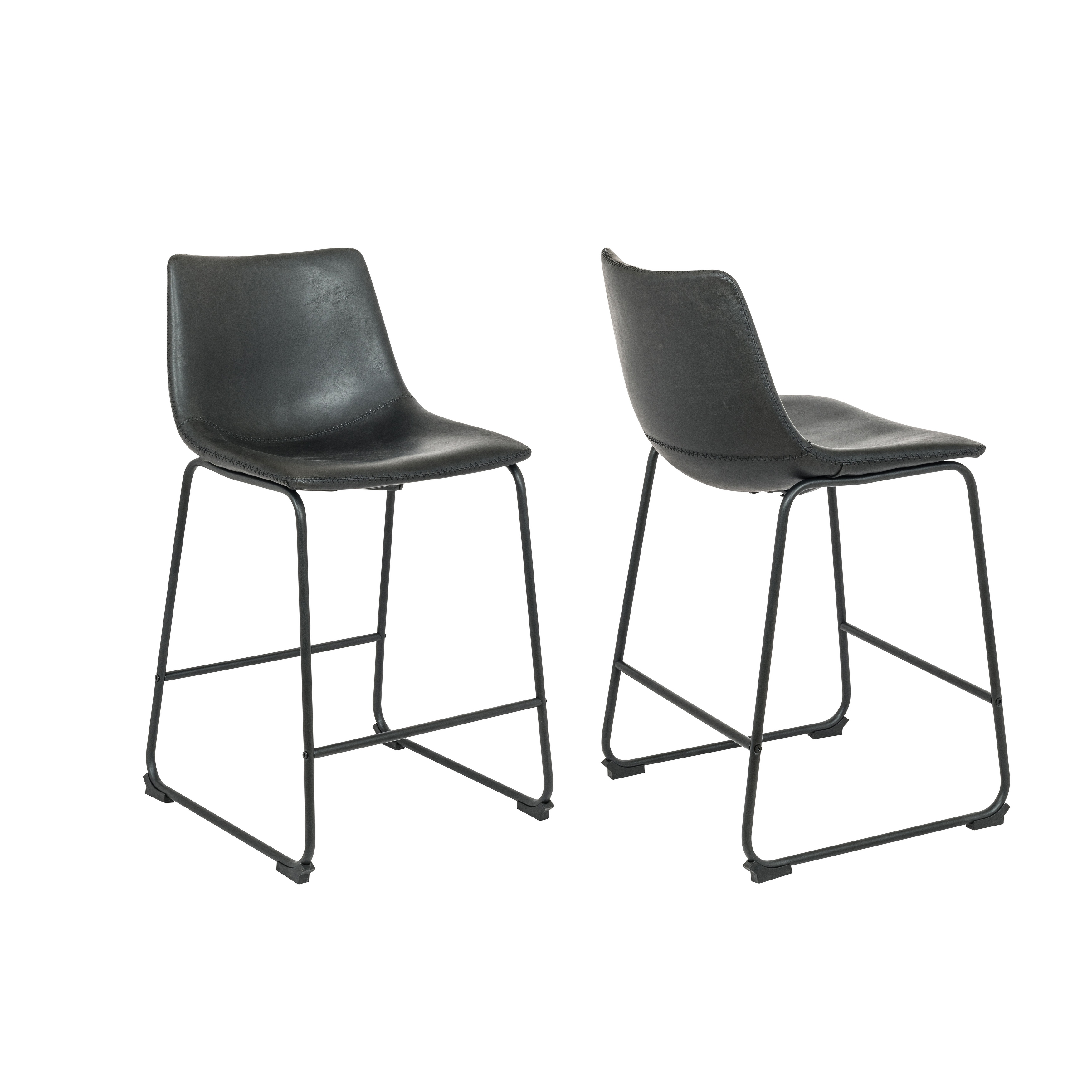 Milan faux leather counter stools store