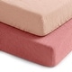 preview thumbnail 14 of 24, Muslin Cotton Fitted Crib Sheet, 2 Pack by Comfy Cubs Dusty Rose and Blush