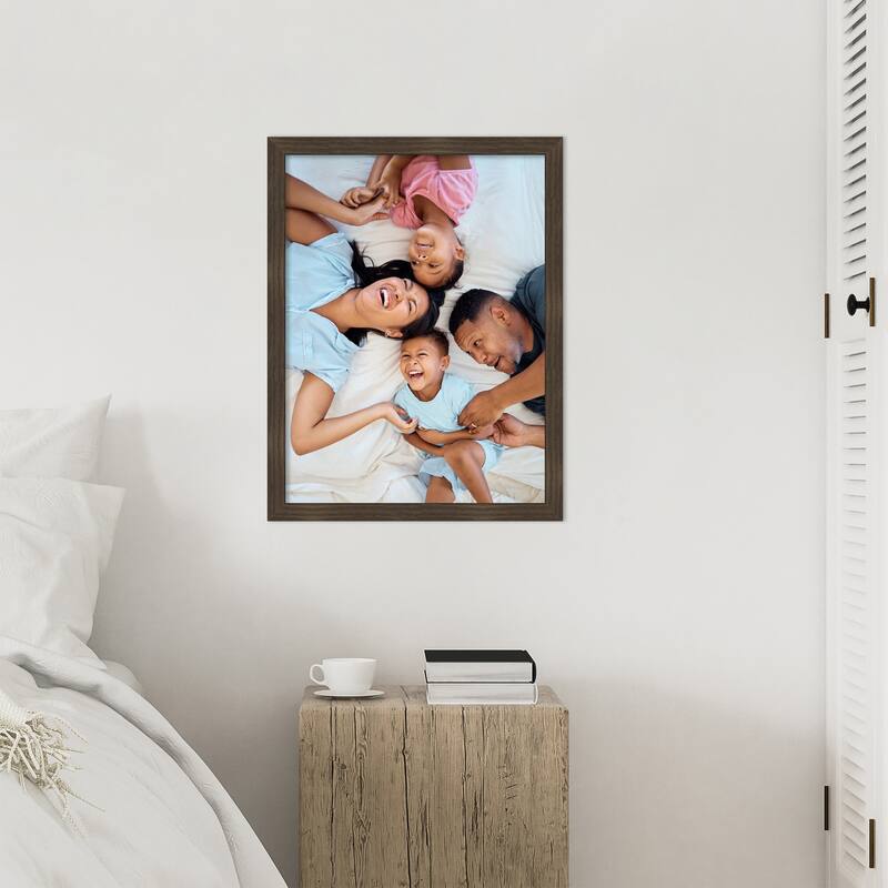 Woodgrain Stripe Blonde Framed Picture Frame, Photo Frame
