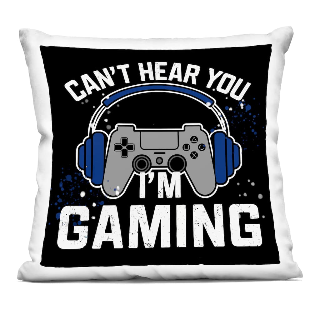 Stupell Can't Hear You Gaming Decorative Printed Throw Pillow Design by Kim Allen