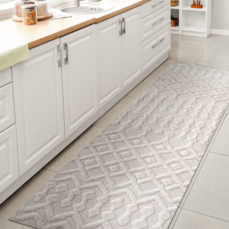 JONATHAN Y Portmany Moroccan Diamond Indoor/Outdoor Area Rug