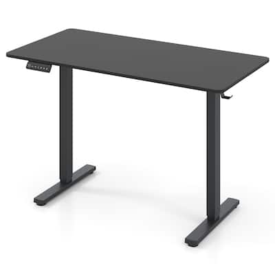 Adjustable Height Electric Standing Desk 48 x 24 Sit to Stand Computer Table with Memory Presets and Sturdy Metal Frame