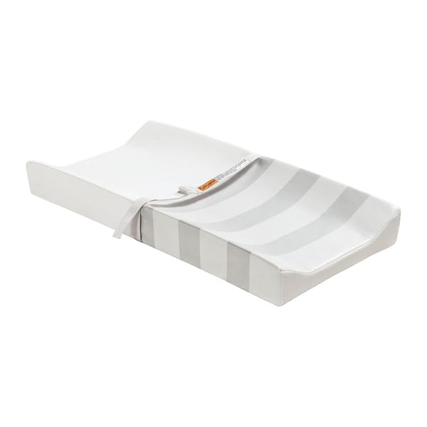 slide 2 of 2, Mattress Fabric 32" Wide Premium 2-Sided Changing Pad, Cream