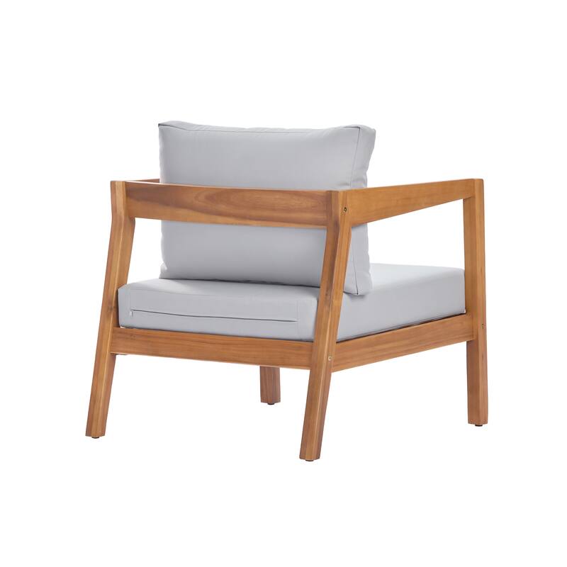 Christopher Knight Home Thalia Acacia Wood Outdoor Lounge Chair