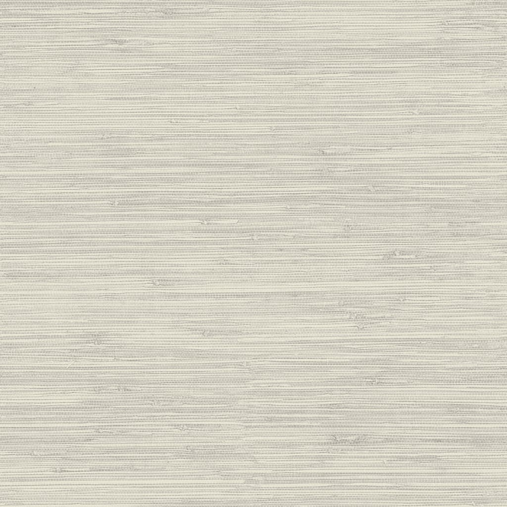Chesapeake Grassweave Light Grey Imitation Grasscloth Wallpaper