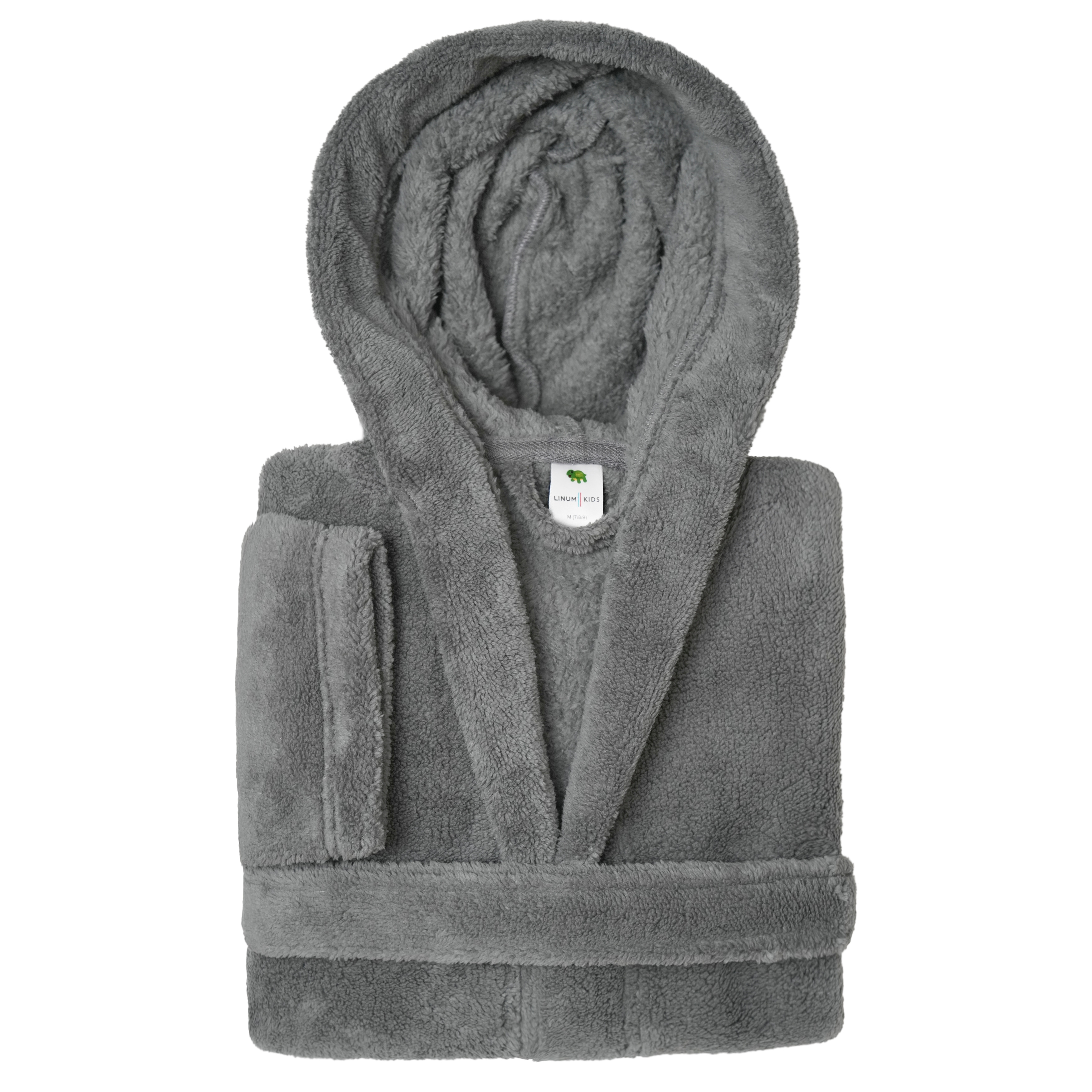 Sweet Kids 100% Polyester SUPER PLUSH Double Brushed Hooded Bathrobe