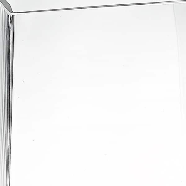 9 Clear Glass Rectangle Handmade Vase 9 Clear Glass Rectangle Handmade Vase