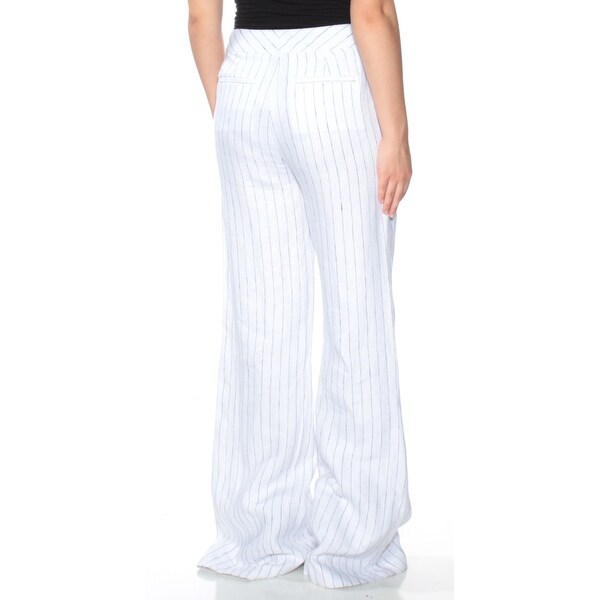 white pinstripe trousers womens