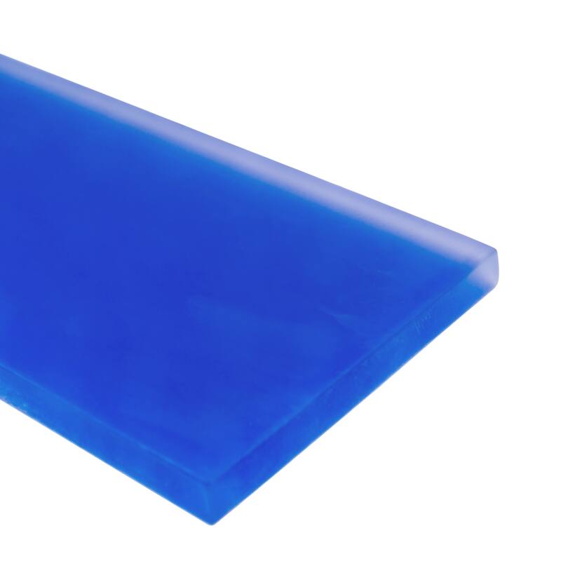 Apollo tile 3" x 12" Colorway Glossy Cobalt Blue Glass Tile (5 sq ft/case) - 20 Pack