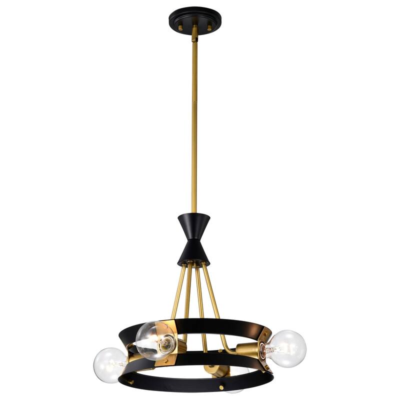 Nuvo Lighting 60/7864 Marsden 4 Light 14" Wide Ring Chandelier