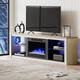 TV Stand for TVs up to 75" with Fireplace, LED Entertainment Center