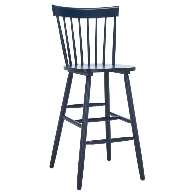 SAFAVIEH Belva 30-inch Spindle Farmhouse Bar Stool (Set of 2) - 20" W x 21" D x 44" H - 20"W x 21"D x 44"H
